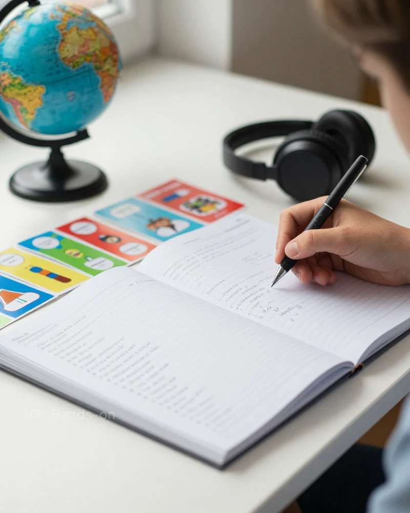 Kartu program contoh: Les bahasa Inggris SMP